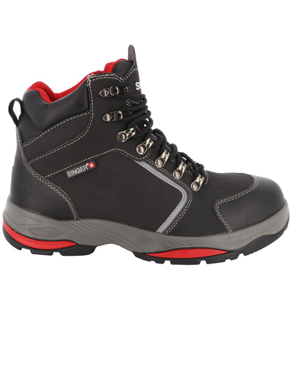 CHAUSSURES HAUTES CUIR NUBUCK. S3 HRO SRC