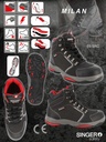 CHAUSSURES HAUTES CUIR NUBUCK. S3 HRO SRC
