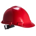 Casque de sécurité Expertbase avec coque en polypropylène haute densité, harnais 4 points plastique
