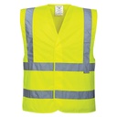 C470 - Gilet Hi-Vis Baudrier & Double Ceinture
