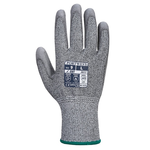 A622 - Gant anti-coupures MR, avec paume en PU Gris