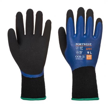 [AP01] AP01 - Gant Thermo Pro Bleu/Noir