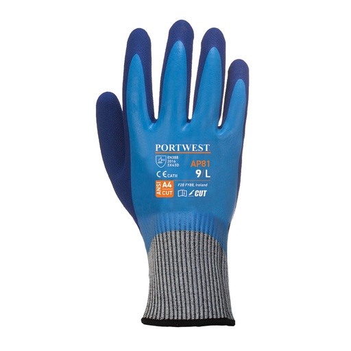 [AP81] AP81 - Gant anticoupure Liquid Pro HR Cut Bleu