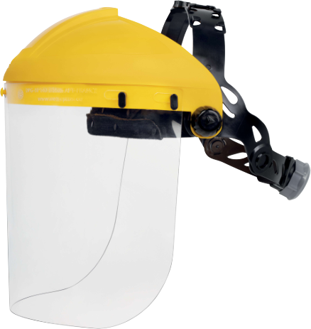[BALBI 2] BALBI 2 - Porte visière, avec un serre-tête réglable/ système Rotor et une visière polycarbonate