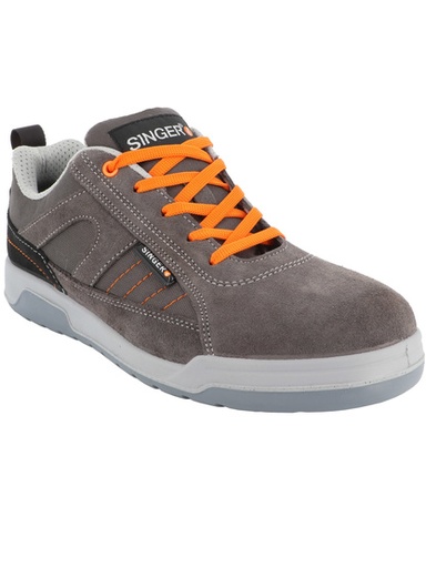 [BOCA] Chaussure BASSES CUIR CROUTE VELOURS S1P SRC - SINGER Safety