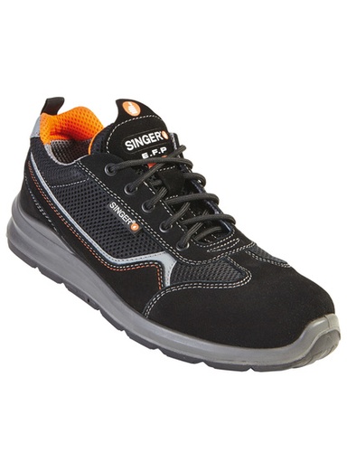 [GENES] S1P SRC. CHAUSSES BASSES CUIR CROÛTE VELOURS